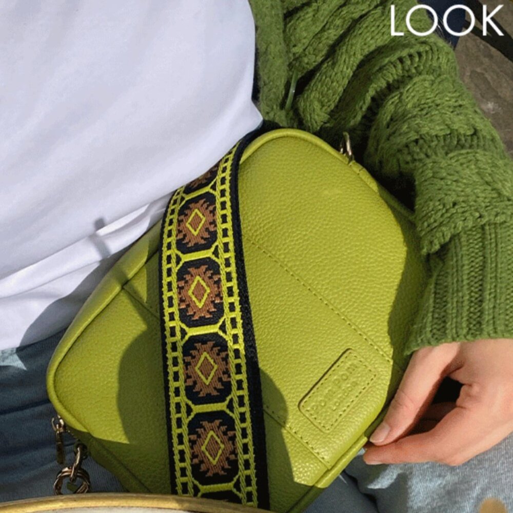 Pom London Crossbody Green
